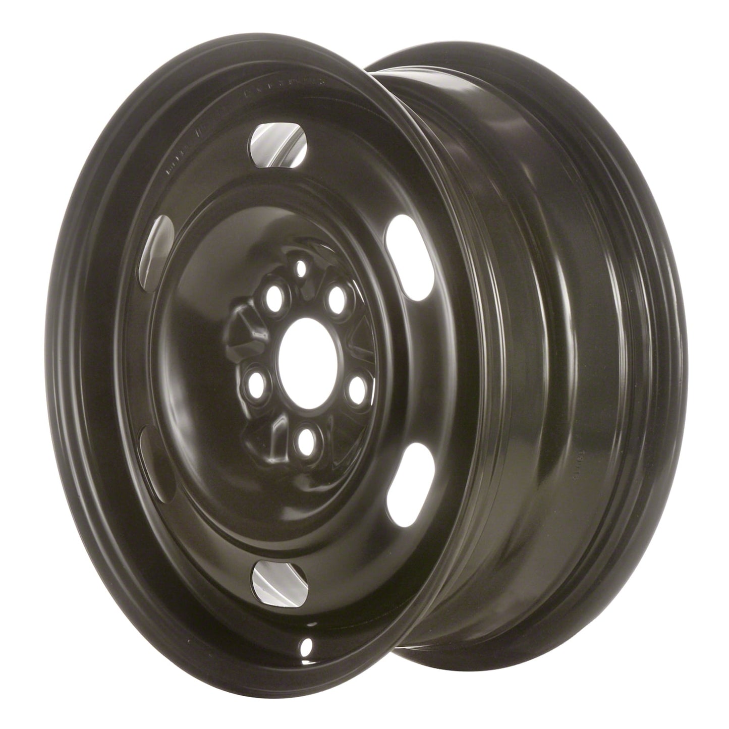 Remanufactured Painted Black Steel Wheel 15 x 6 fits 2003-2010 Chrysler PT Cruiser