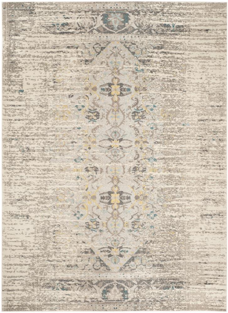 Safavieh Monaco Kimberly 11 x 15 (ft) Loomed Gray/Multi Rectangular Indoor Distressed/Overdyed Vintage Area rug