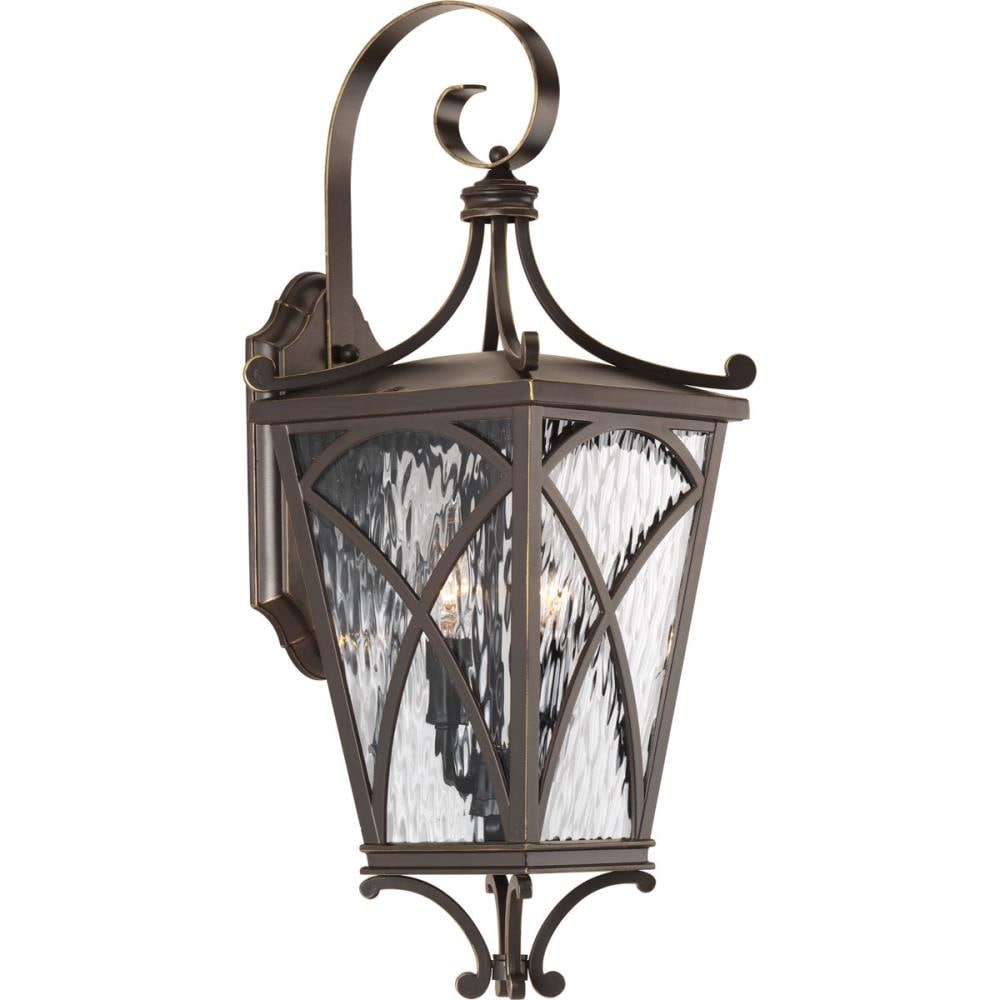 Progress Lighting Cadence 2 -Light 21.25-in H Oil-rubbed Bronze Hardwired Outdoor Wall Light 955355