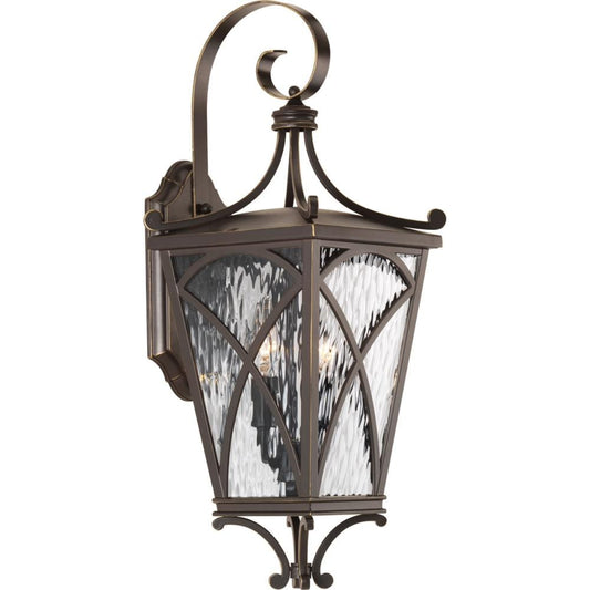 Progress Lighting Cadence 2 -Light 21.25-in H Oil-rubbed Bronze Hardwired Outdoor Wall Light 955355