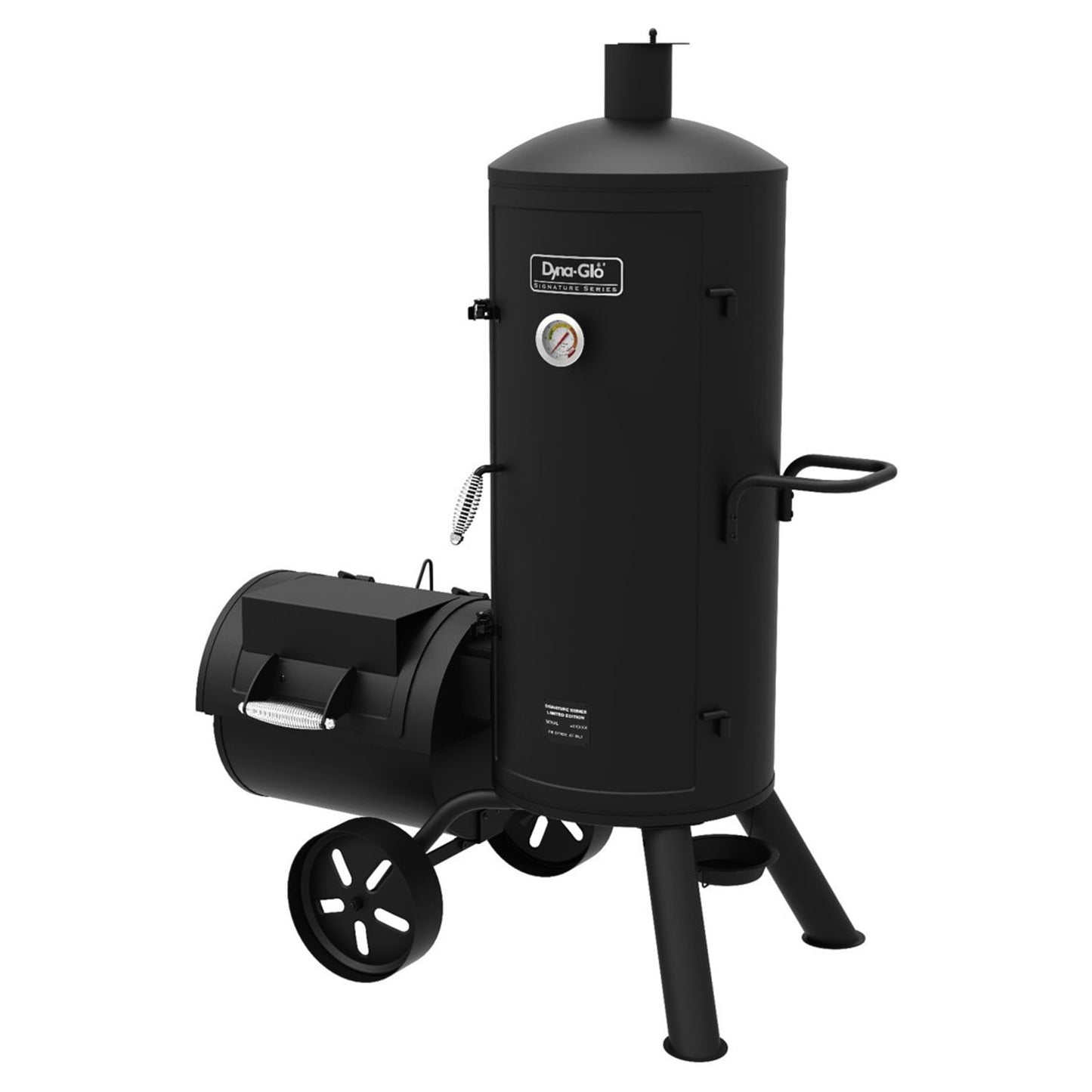 Dyna-Glo Signature Series 1382-Sq in Black Vertical Charcoal Smoker DGSS1382VCS-D