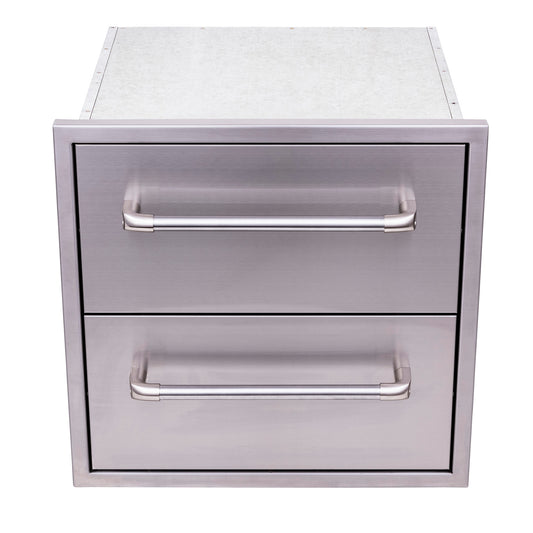 Char-Broil Medallion Built-In Grill Cabinet Double Drawer 463641919