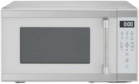 1.1 Cu. ft. 1000 W Mid Size Microwave Oven, 1000W, White Stainless Steel, 20.60 x 16.50 x 11.80 Inches