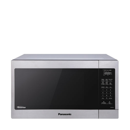 1.2 cubic foot 1200 watts of cooking power Stainless steel blue LED inverter turbo defrost countertop microwave
