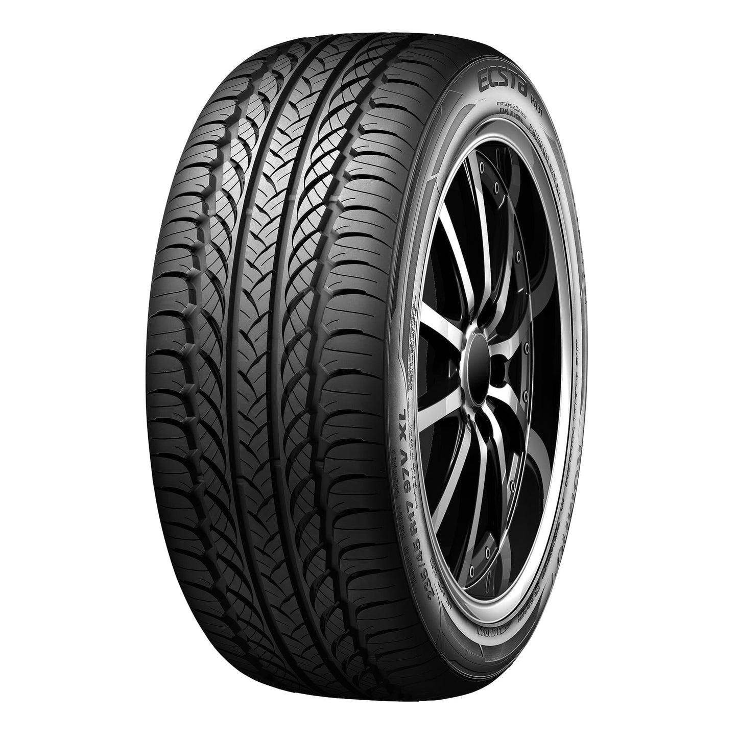 1 225/55R16XL Kumho Ecsta PA31 99V tire Fits: 2013-16 Mercedes-Benz E350 Base, 2000-04 Ford Mustang Base