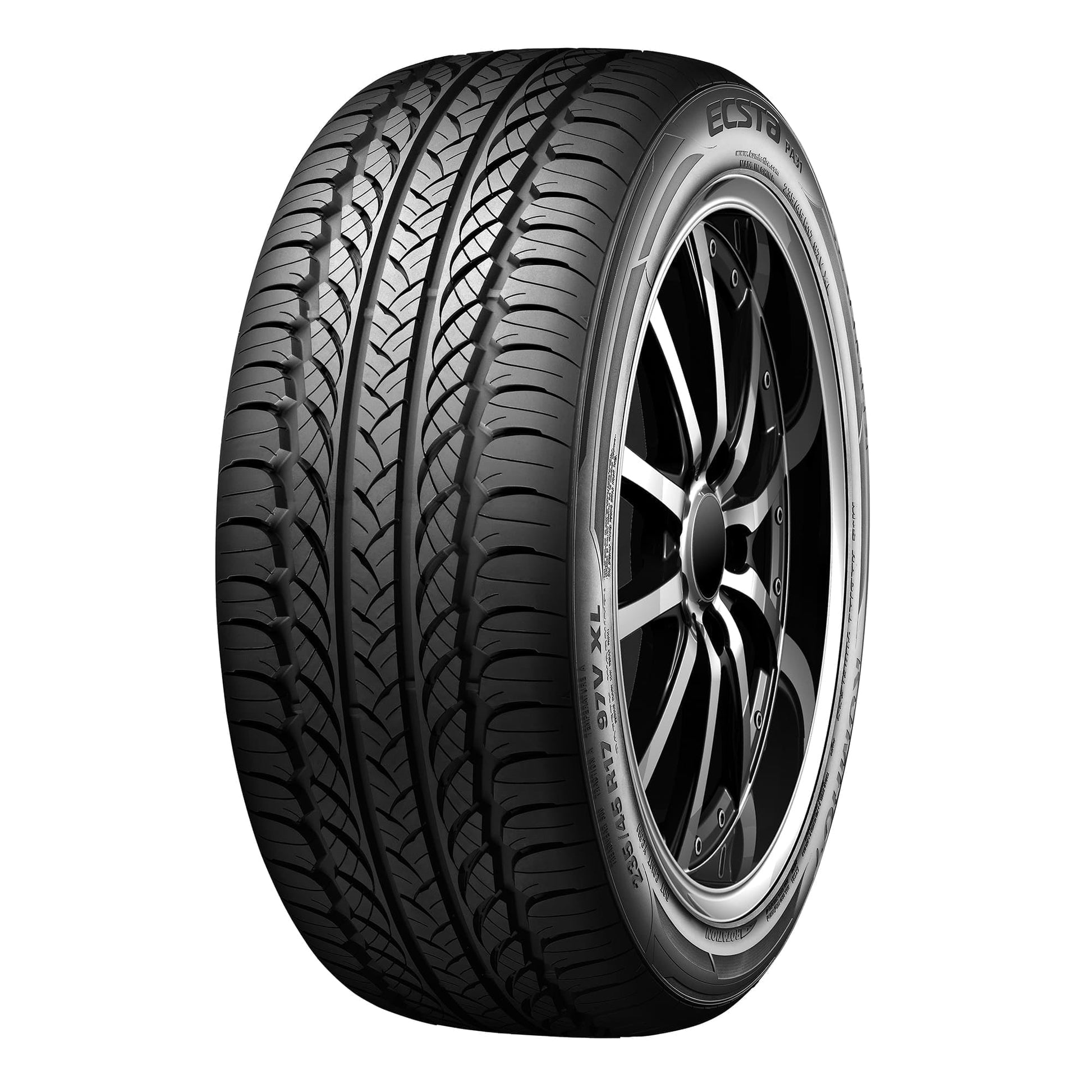 1 225/55R16XL Kumho Ecsta PA31 99V tire Fits: 2013-16 Mercedes-Benz E350 Base, 2000-04 Ford Mustang Base