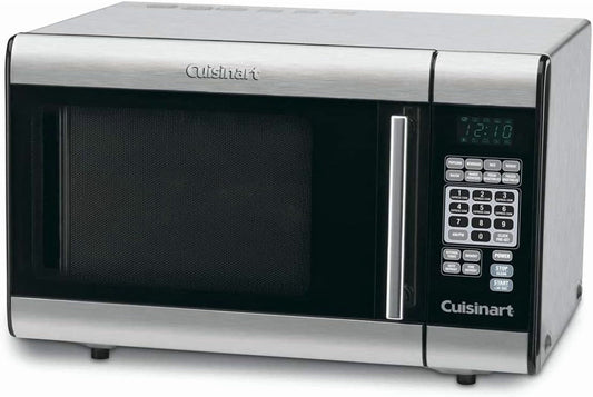 1-Cubic-Foot Stainless Steel Microwave Oven, Brushed Chrome