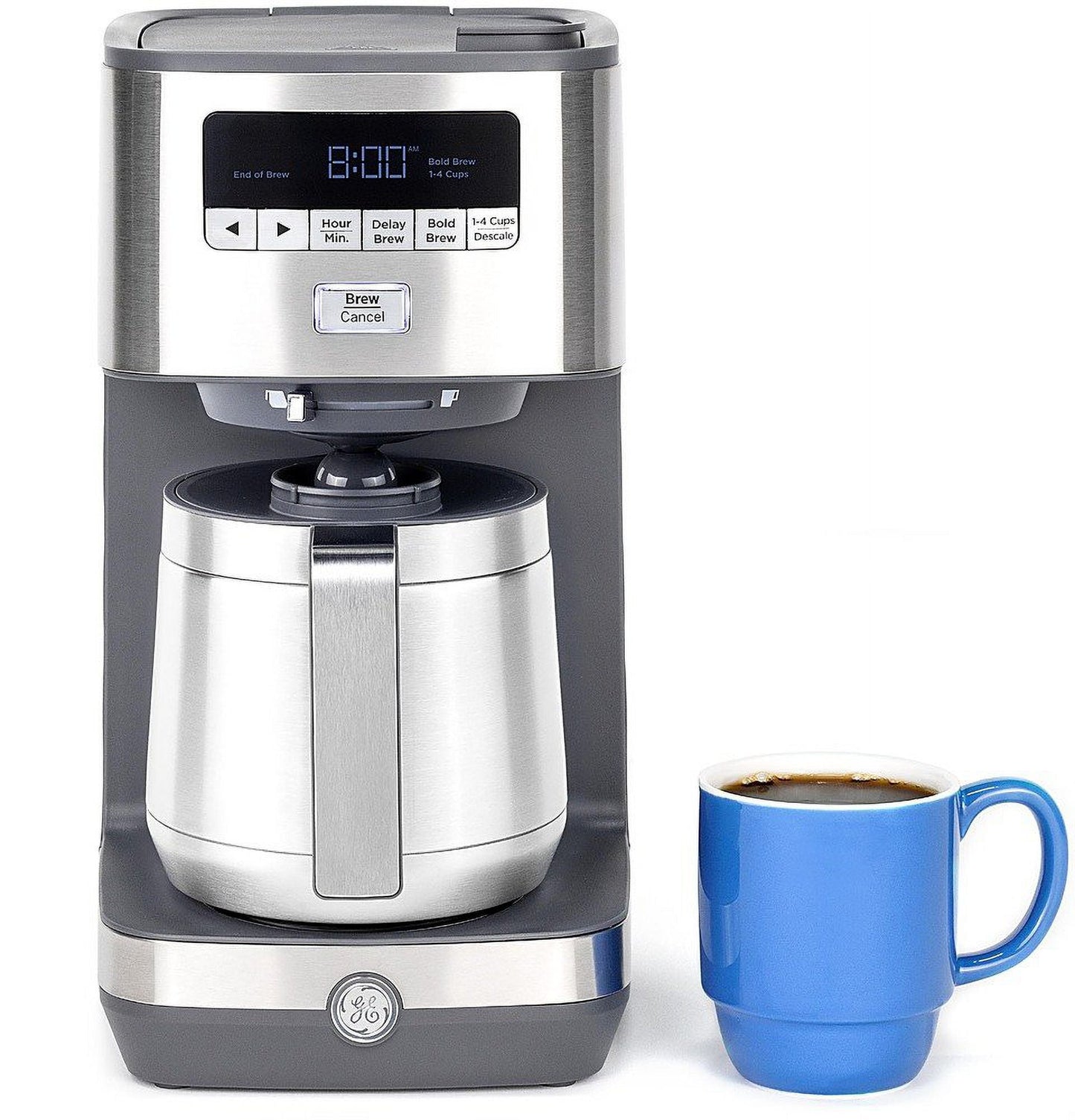 10 Cup Programmable Coffee Maker with Single Serve and Thermal Carafe - Stainless Steel