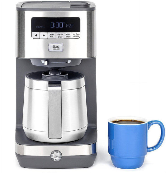 10 Cup Programmable Coffee Maker with Single Serve and Thermal Carafe - Stainless Steel