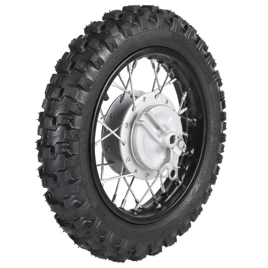 10" Front Wheel 2.50-10 Tire Rim 1.4x10 12mm Bearing for Drum Brake CRF 50 XR CRF50 XR50 TTR50 Dirt Pit Bike SSR Coolster 70cc 90cc 110cc