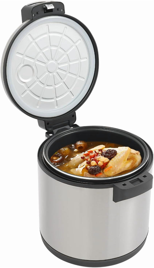 100 Cup  Rice Warmer Electric Non-Stick Pot Adjustable Temperature Soup Warmers Sushi Rice Warmer for Restaurant Party Family, Warm Function Only, NOT Cooker