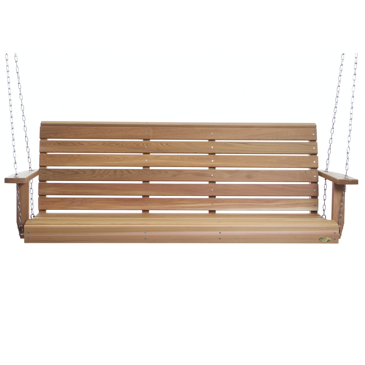 All Things Cedar 2 -person Natural Cedar Wood Outdoor Swing