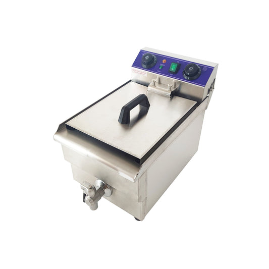 10L Electric Table Top French Fries Deep Fryer 1600W