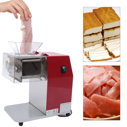 1100W 1.5hp Commercial Electric Meat Cutter Slicer Shredding Cutting Machine Kitchen