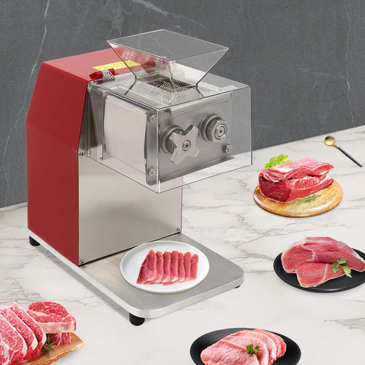 1100w Copper Core Motor Commercial Meat Cutter Slicer Shredding Cutting Machine