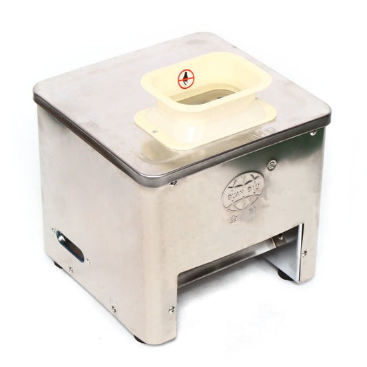 110V Commercial 3.5mm Blade Desktop Meat Cutting Machine, 80kg/h 550W Meat Shredding Machine, Electric Meat Cutter, Stainless Steel Restaurant Food Cutter for Kitchen Restaurant Supermarket