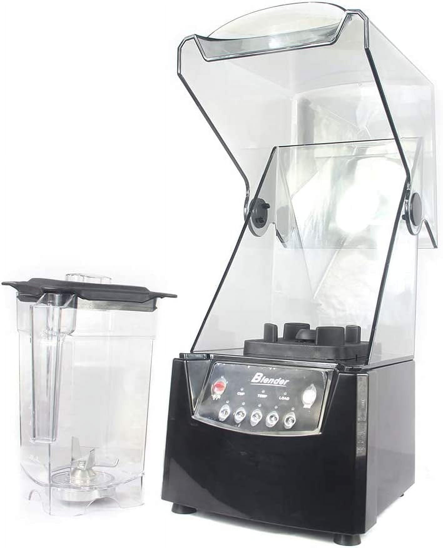 110V Professional Countertop Blender 2200W High Power Quiet Blender for Shakes and Smoothies, 1.8L Soundproof Blender with Shield Quiet Sound Enclosure, Commercial Heavy Duty Blender for Ice Crushing