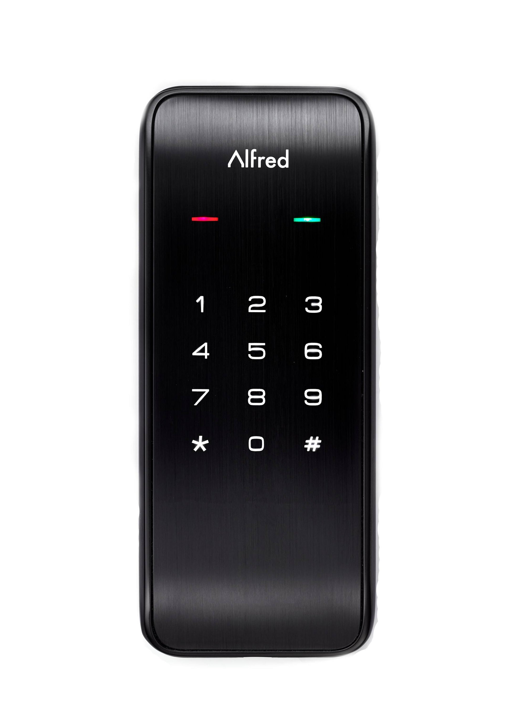 Alfred DB2 Black Smart Lock Electronic Deadbolt Bluetooth Touchscreen Keypad DB2-BL