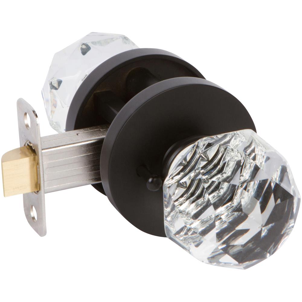 Delaney Hardware Bravura Black Interior Bed/Bath Privacy Door Knob BV926-615