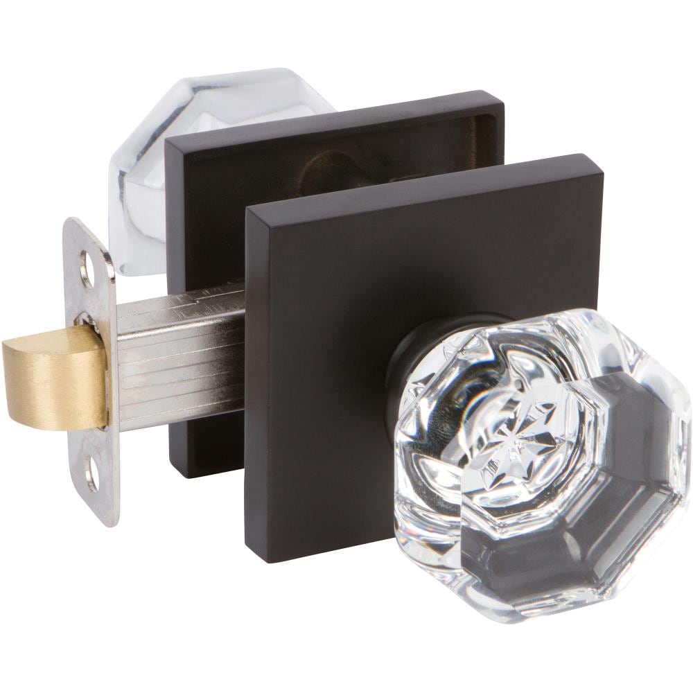 Delaney Hardware Bravura Black Interior Hall/Closet Passage Door Knob BV925-705