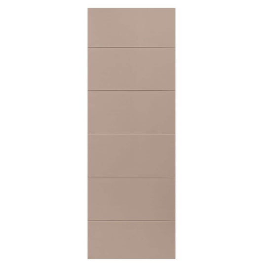 Masonite Melrose 28-in x 80-in Sandpiper Flush Smooth Hollow core Prefinished Molded composite Slab Door