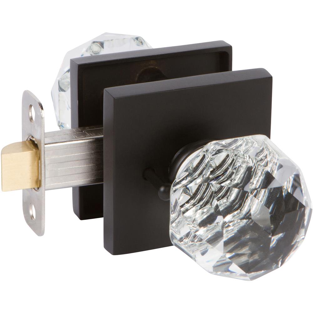 Delaney Hardware Bravura Black Interior Hall/Closet Passage Door Knob BV926-705