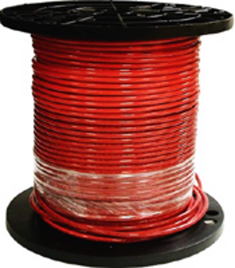 Southwire 2500-ft 14 -AWG Red Stranded Copper THHN wire ( By-the-roll )
