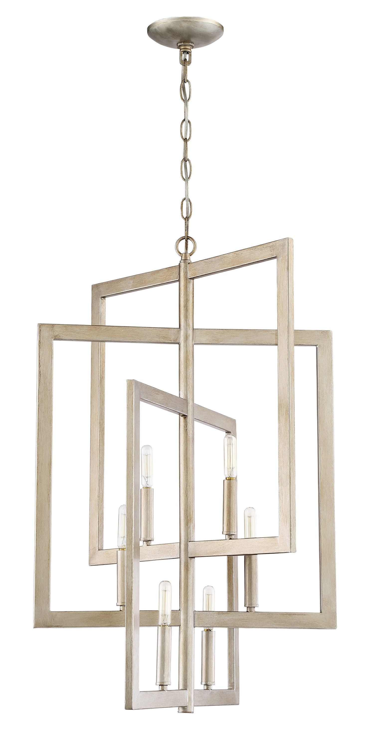 Craftmade Portrait 6 -Light Gold Transitional For Use in Bedrooms, Dining Rooms, Foyers, Kitchens, Living Rooms Chandelier 1605643