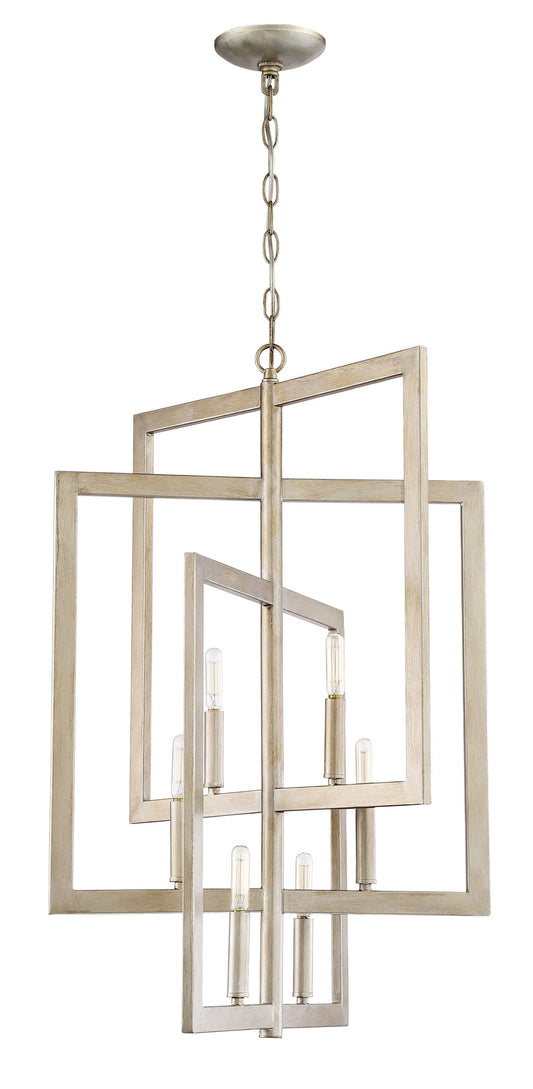 Craftmade Portrait 6 -Light Gold Transitional For Use in Bedrooms, Dining Rooms, Foyers, Kitchens, Living Rooms Chandelier 1605643