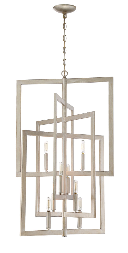 Craftmade Portrait 8 -Light Gold Transitional For Use in Bedrooms, Dining Rooms, Foyers, Kitchens, Living Rooms Chandelier 1606666