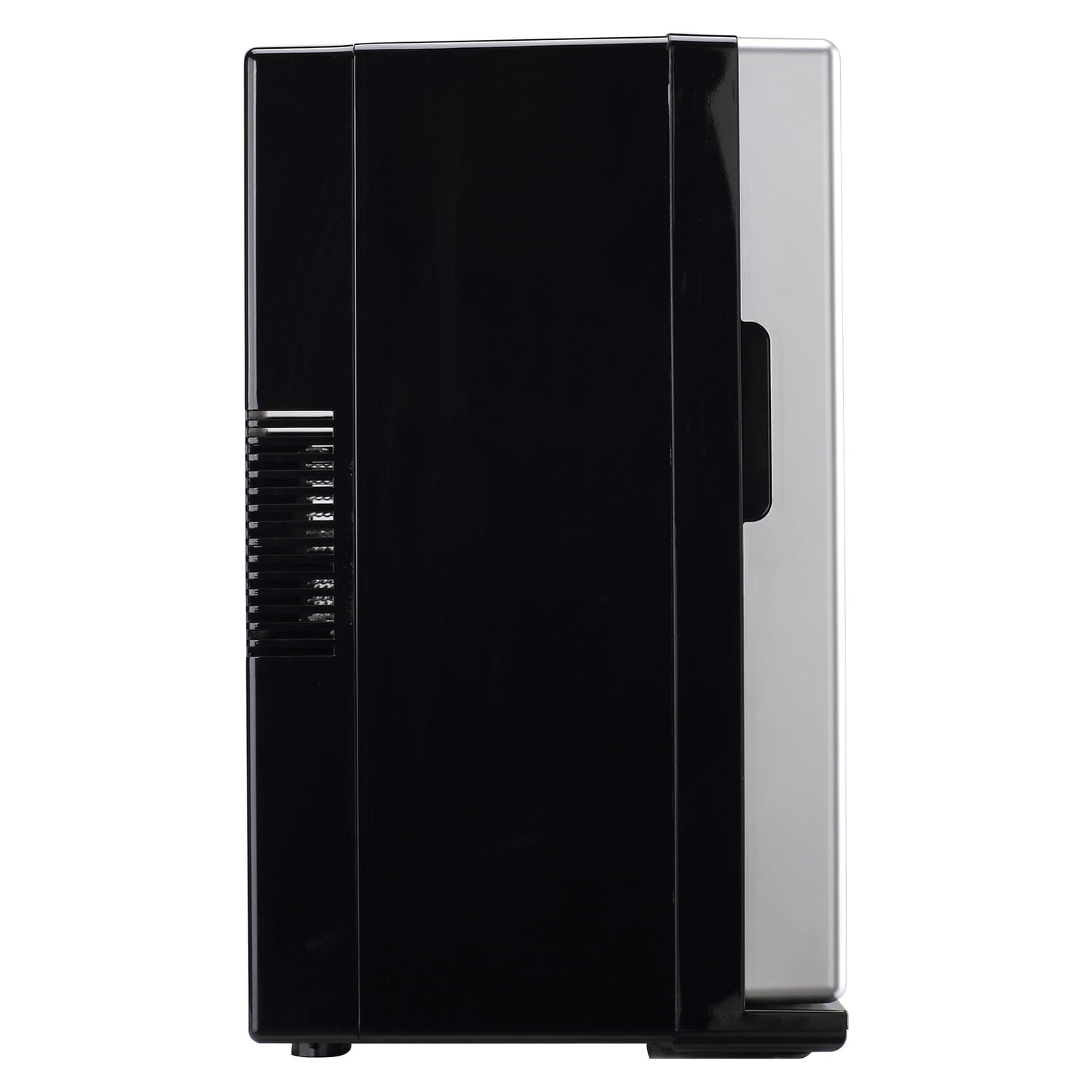 12.68-Qt./18-Cans/4-Wine-Bottles 40-Watt Retro Beverage Fridge with Temperature Control, EFMIS567-SILVERPT