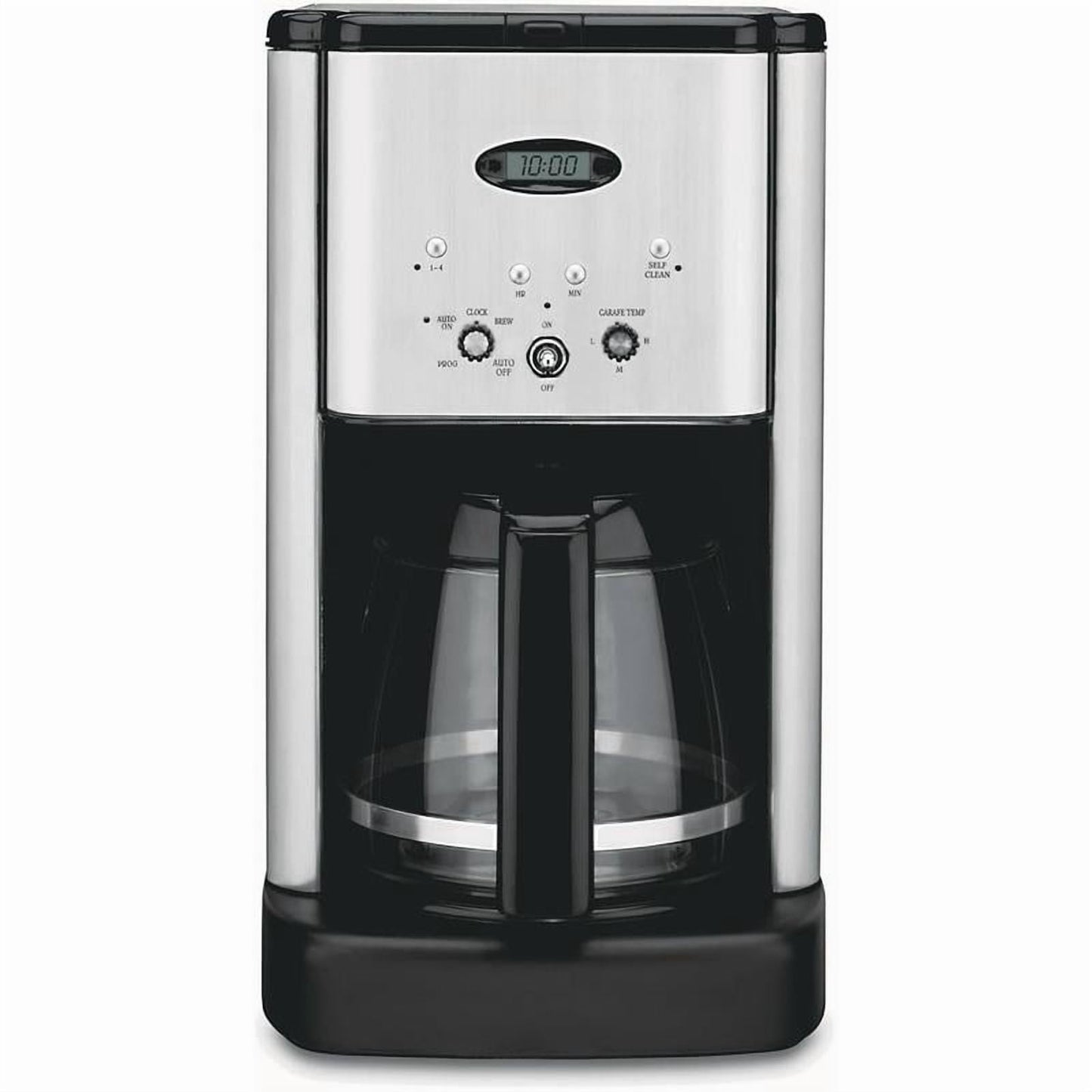 12 Cup Coffee Maker with Brew Central System, Black Stainless Steel for Home & Office Daily Brewing