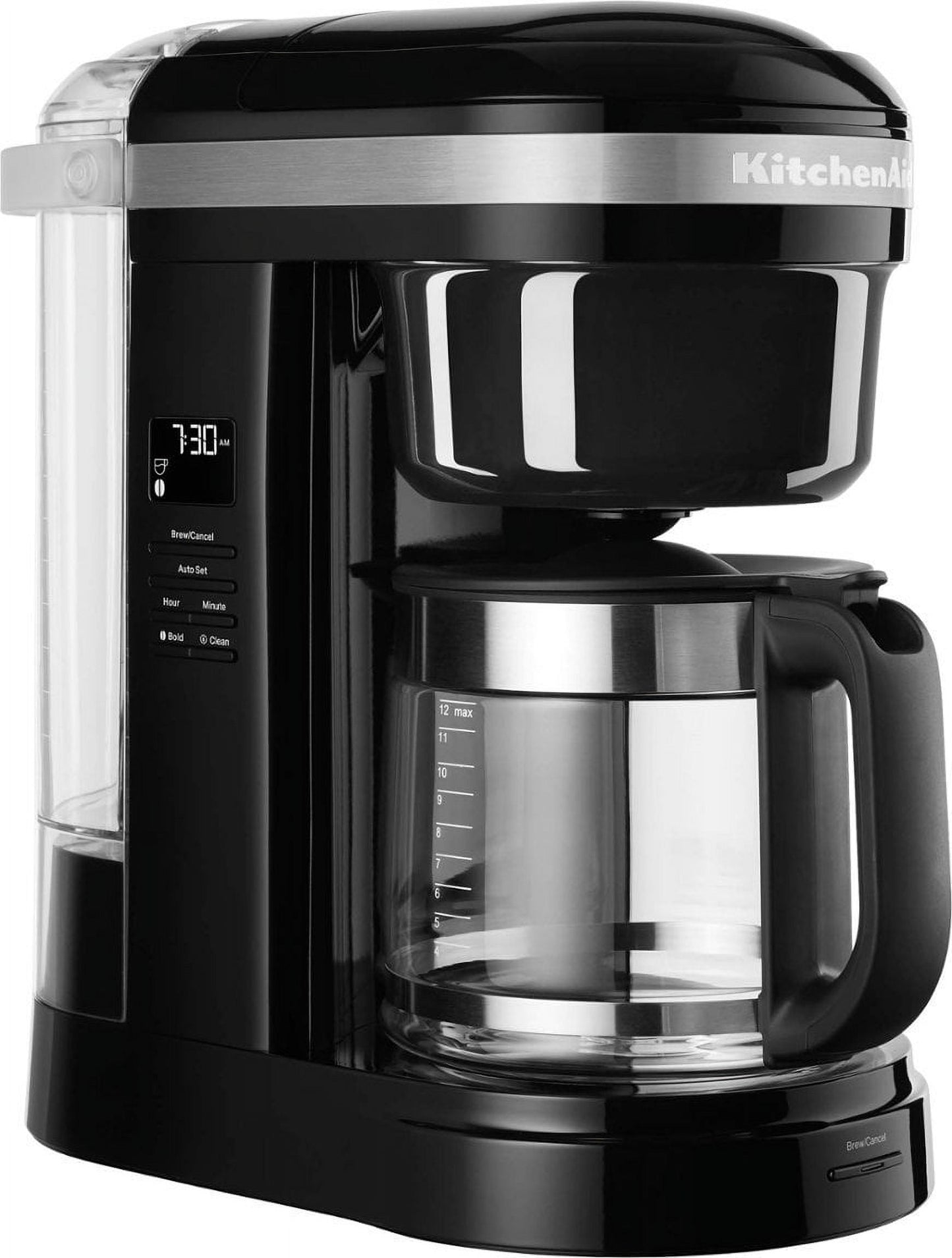 12 Cup Drip Coffee Maker with Spiral Showerhead - KCM1208 - Onyx Black