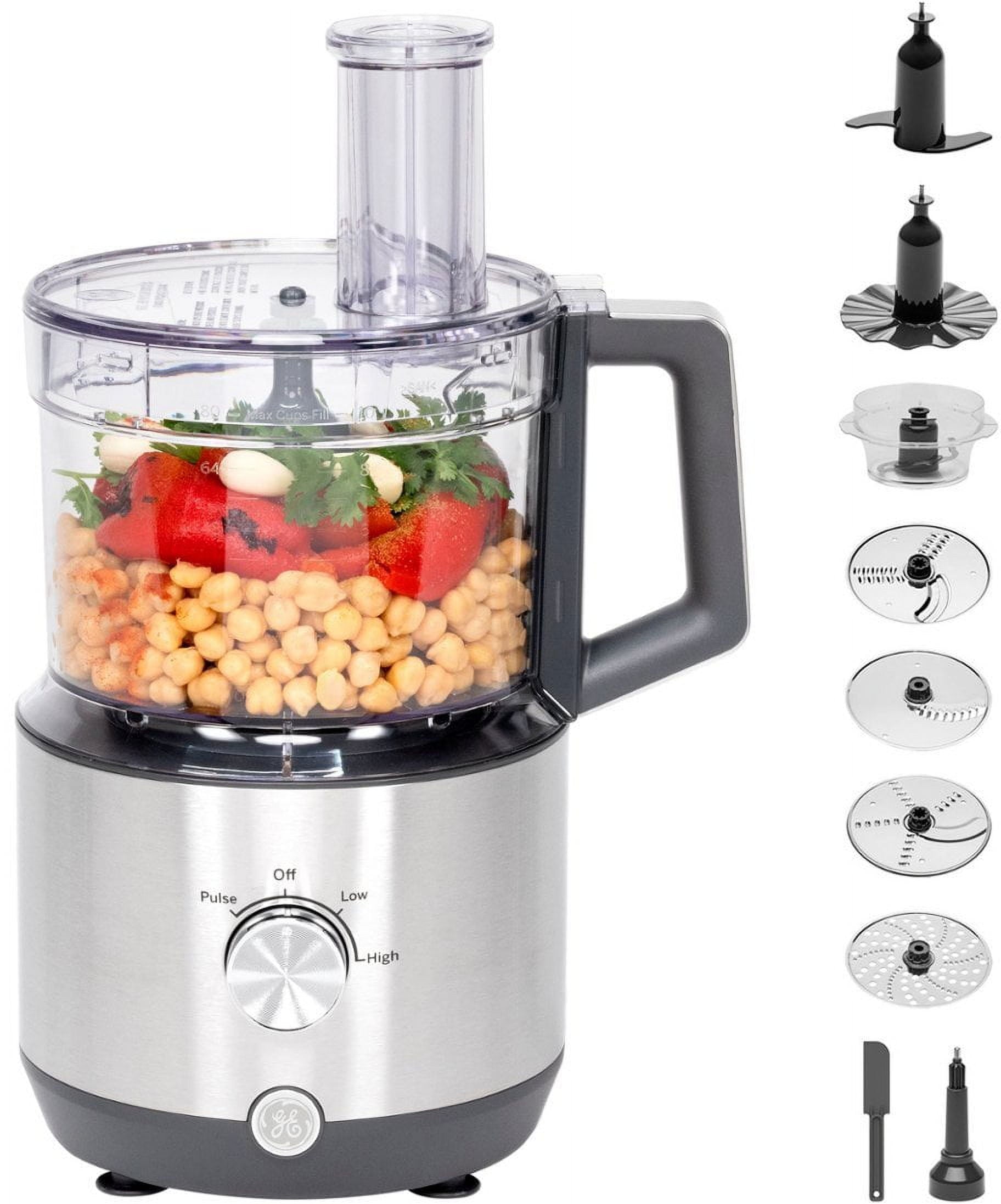 12-Cup Food Processor with Accessories - Stainless Steel