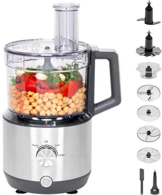 12-Cup Food Processor with Accessories - Stainless Steel