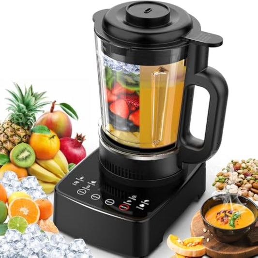 12-in-1 Multifunctional Nut Milk Maker Machine, 55oz Large Capacity with Auto-Clean, Plant-Based Milk Machine for Almond, Oat, Coconut, Soy, Rice Milk, 24H Timer, Altitude Recognition & Keep Warm