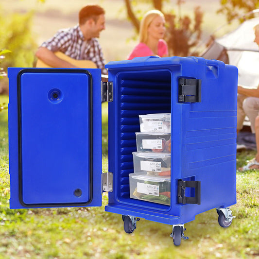 120 L /109 Qt Hot Box For Commercial Insulated Food Warmer Pan Carrier Insulated Food Pan Trolley