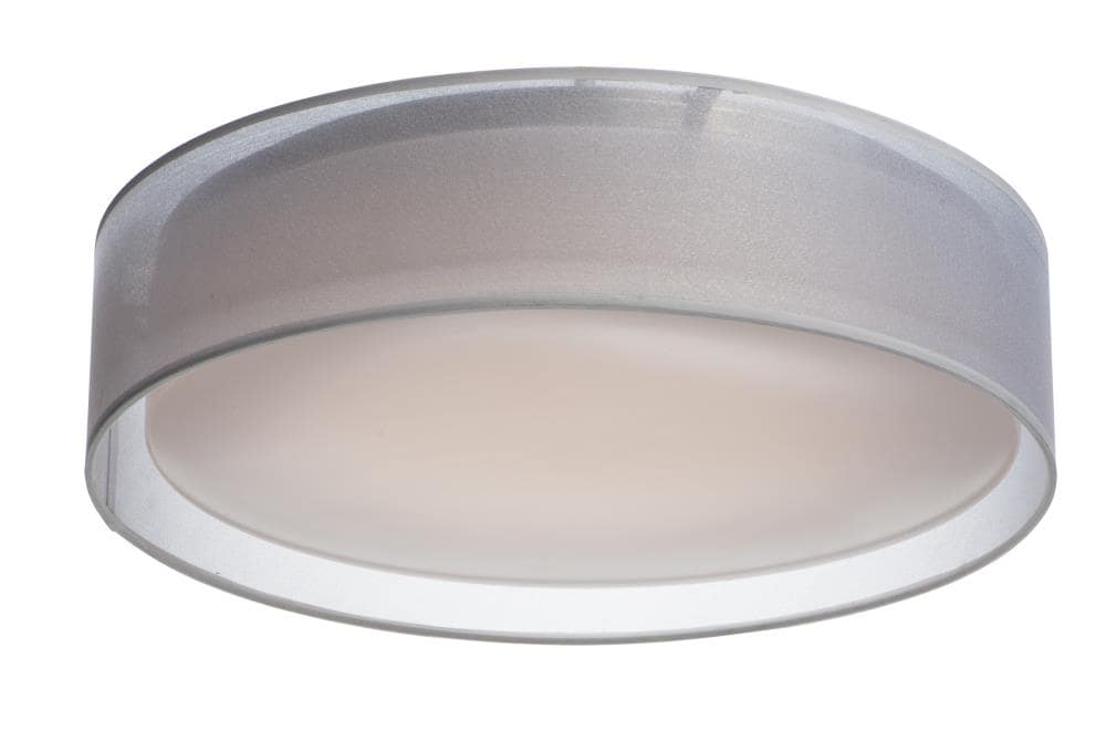 Maxim Lighting Prime 1 -Light 20-in Matte White Integrated LED Flush Mount Light