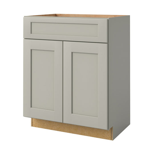 allen + roth Stonewall 24-in Stone Bathroom Vanity Base Cabinet without Top
