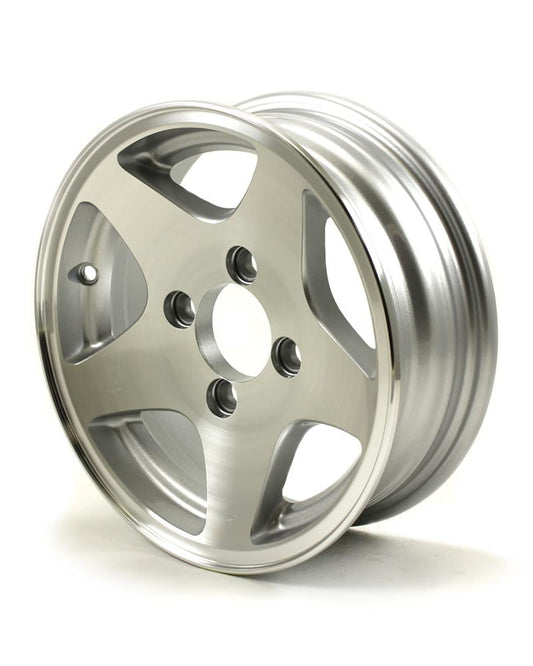 12X4 4-Lug on 4" Aluminum Series 04 Trailer Wheel - 424440