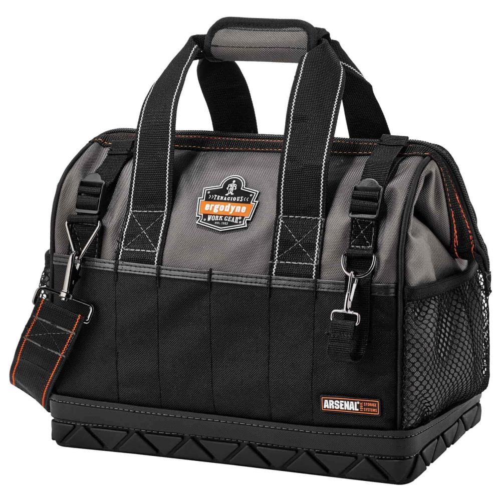 Arsenal Gray Tool Bag 18-in Nylon 28 Pockets 1680D Ballistic Polyester 13702