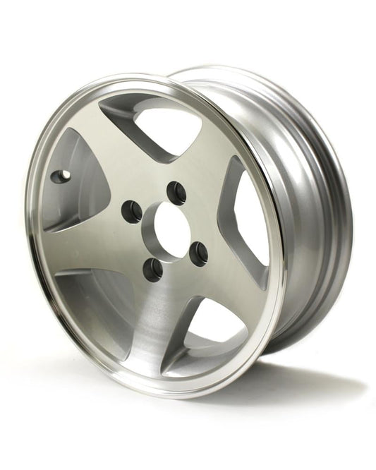 13X5 4-Lug on 4" Aluminum Series 04 Trailer Wheel - 435440