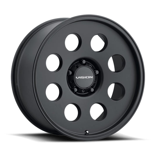 13x4.5 Vision 56VT Midway Trailer Satin Black Wheel 5x4.5 (0mm)
