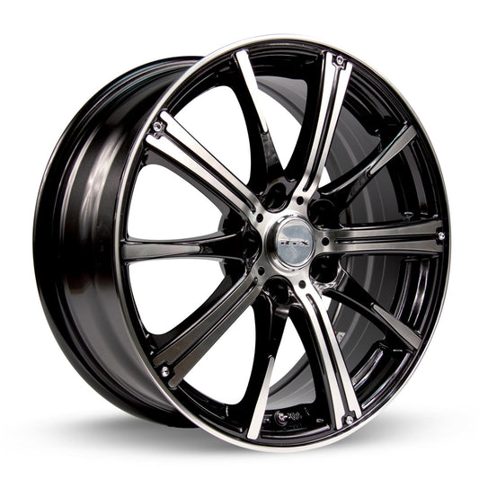 14 Inch Black Alloy Wheel Rim for Chevrolet Prizm, RTX 81042 14x5.5 4x100 4Lug