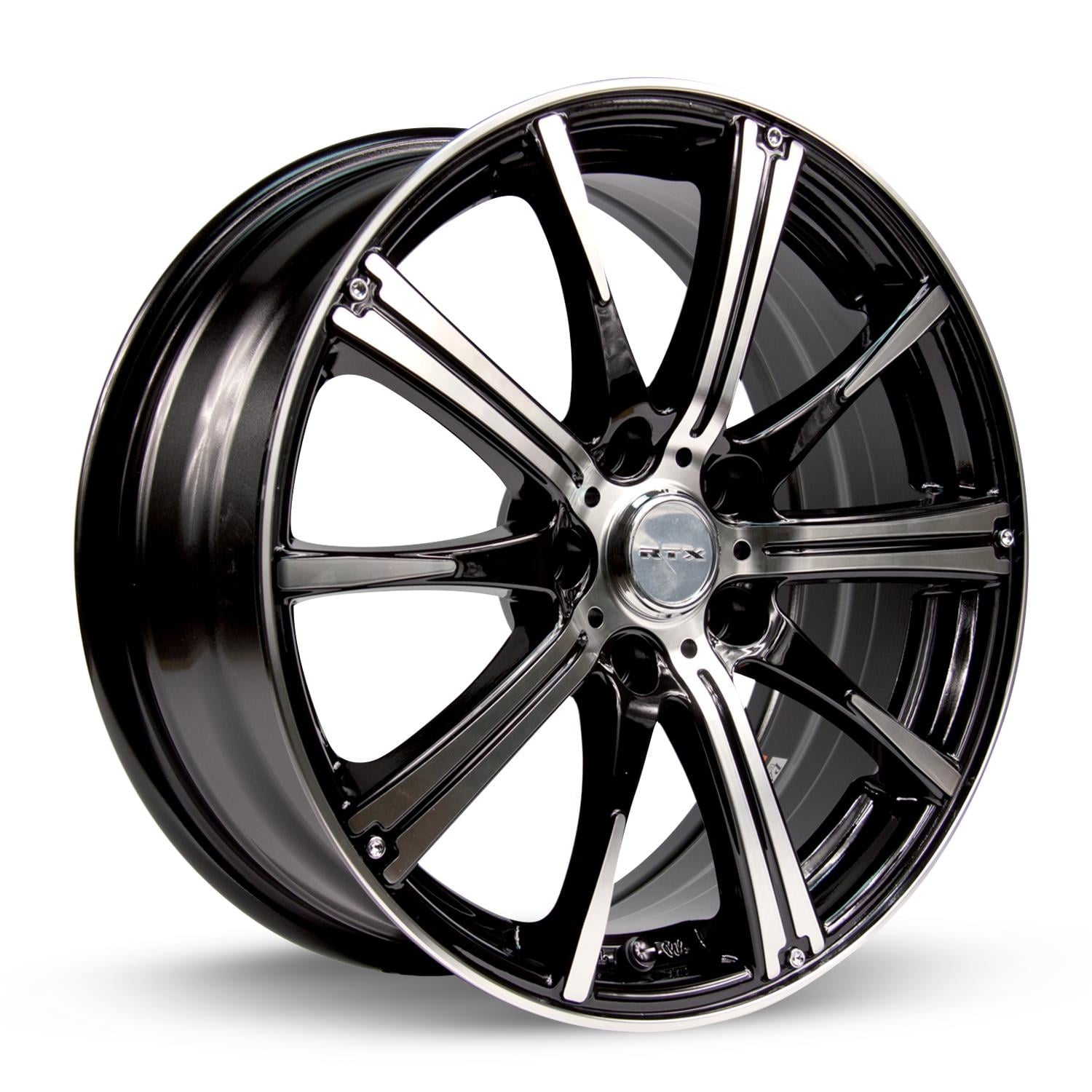 14 Inch Black Alloy Wheel Rim for Toyota Paseo, RTX 81042 14x5.5 4x100 4Lug