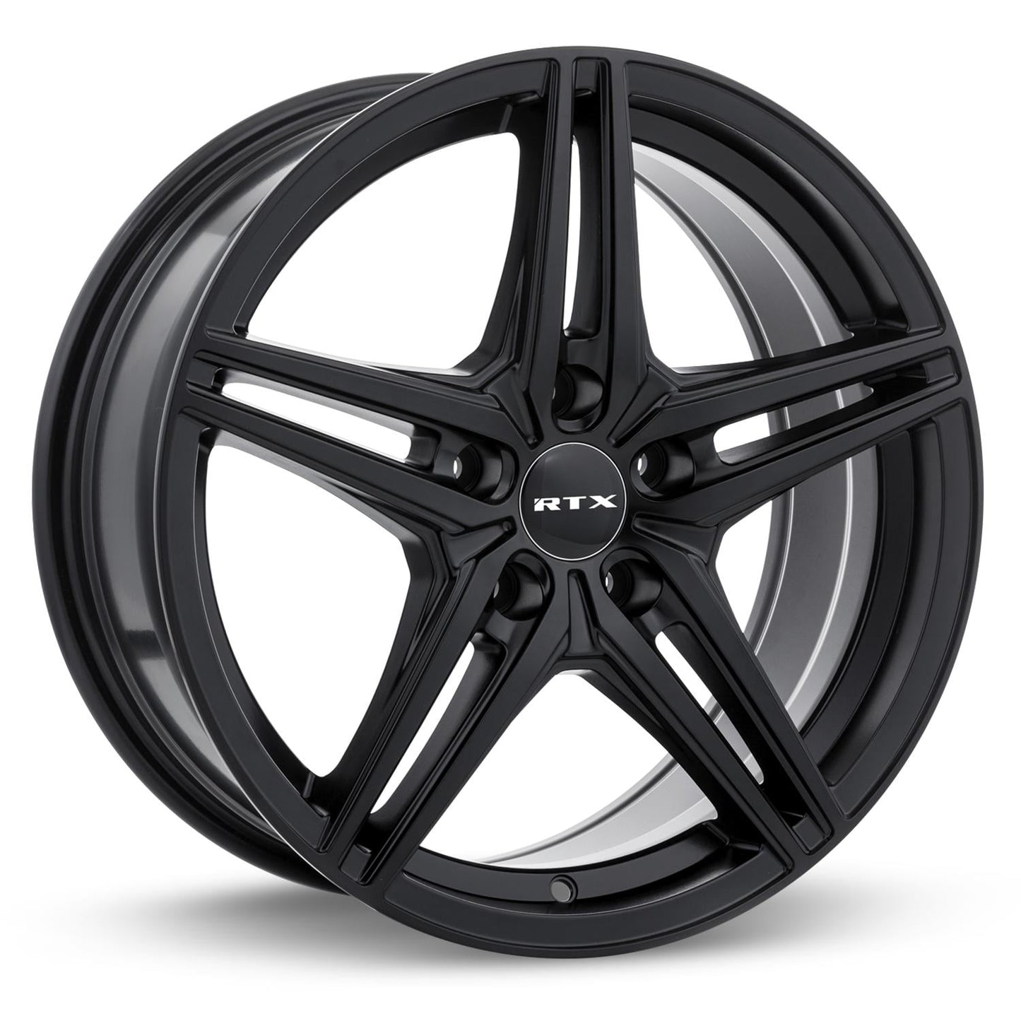 15 Inch Black Alloy Wheel Rim for Kia Forte, RTX 82038 15x6.5 5x114.3 5Lug