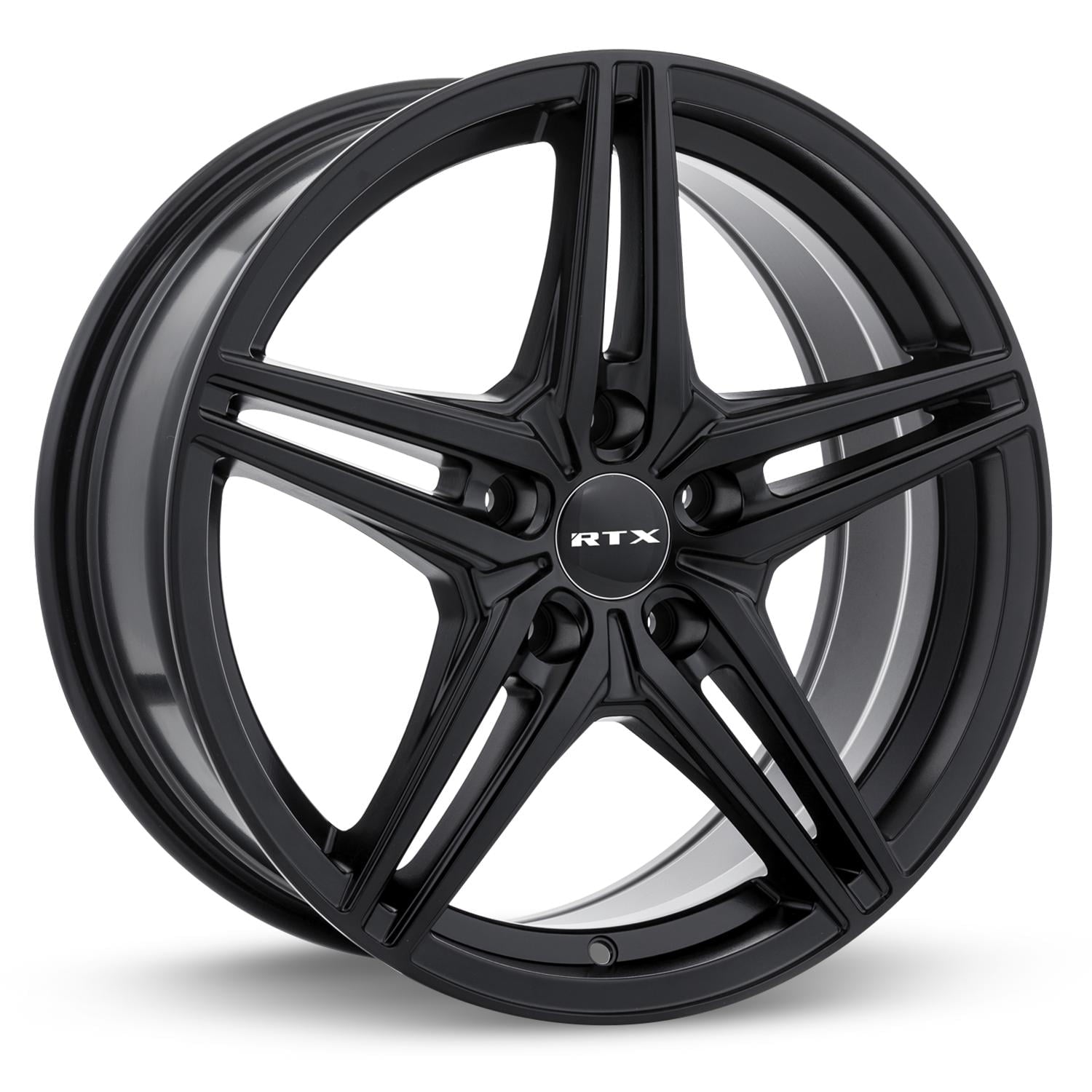 15 Inch Black Alloy Wheel Rim for Mazda 3 Sport, RTX 82038 15x6.5 5x114.3 5Lug