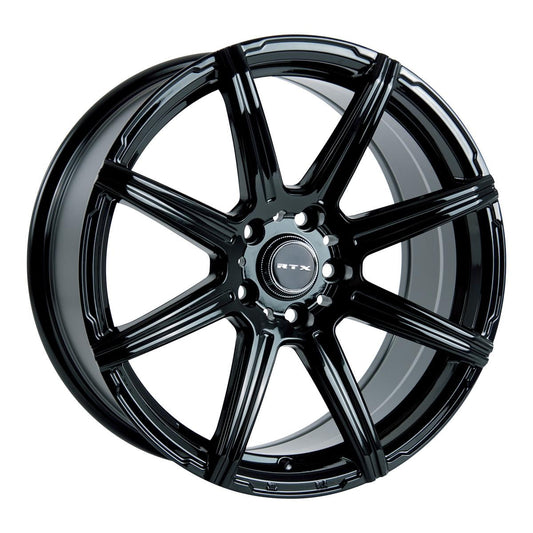 15 Inch Black Alloy Wheel Rim for Toyota Prius, RTX 81542 15x6.5 5x100 5Lug
