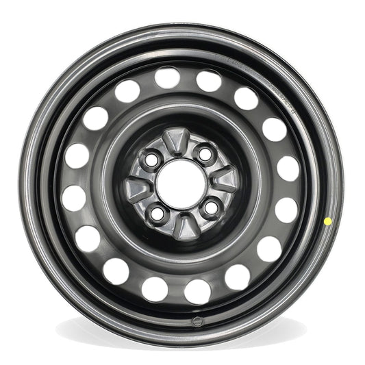 15" Single 15X5.5 Black Steel Wheel For Nissan Versa 2013-2019 OEM Design Replacement Rim