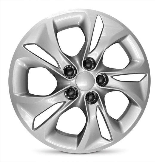 15 in Hubcap for 2019 Chevrolet Cruze Silver Wheel Cover - Set Of 4 Pcs Direct Fit